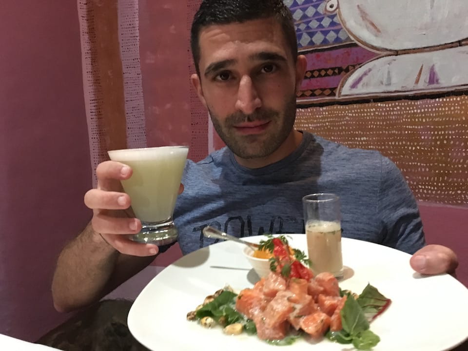 Peruvian ceviche recipe with Pisco Sour accompaniment