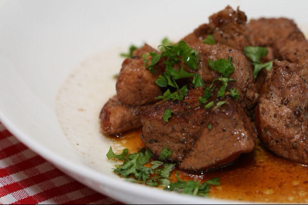 Afelia Greek pork based recipe