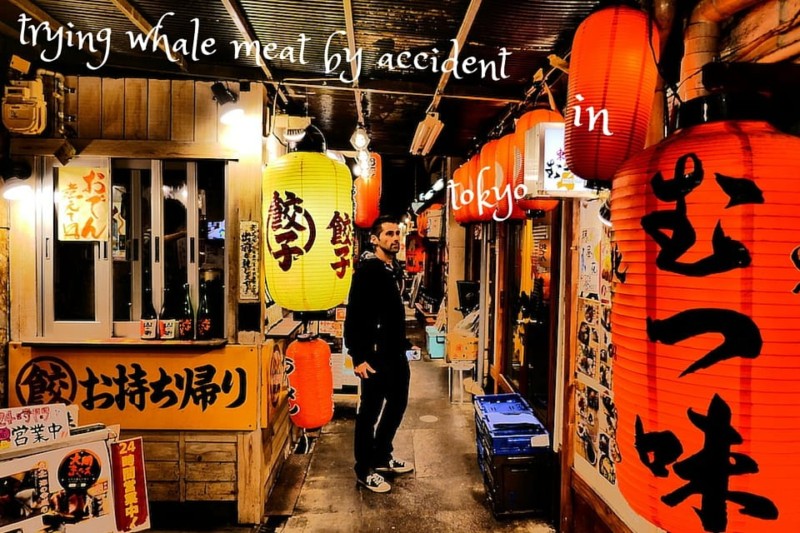 Trying whale meat in Tokyo by accident Izakaya Seb
