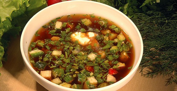 Okroshka soup