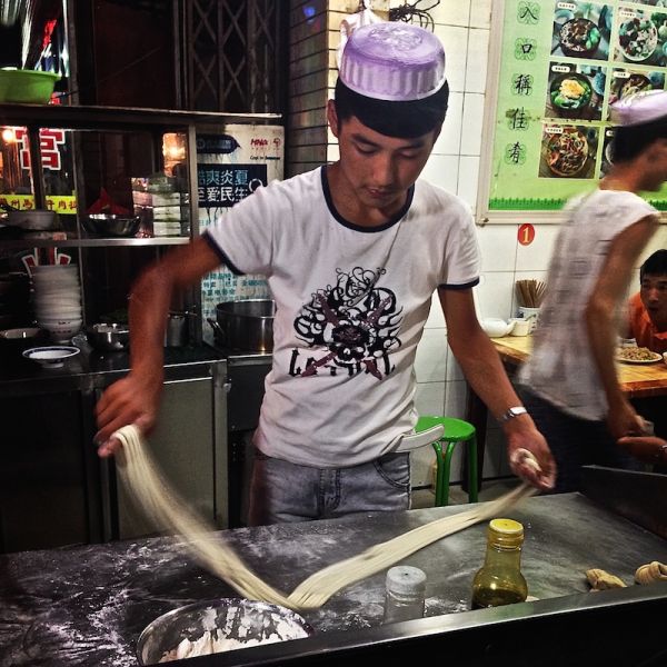Street food in Xi'An's Muslim Quarter