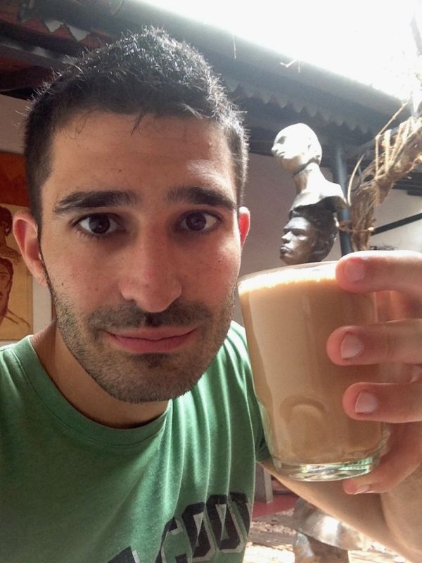 Stefan's chai selfie