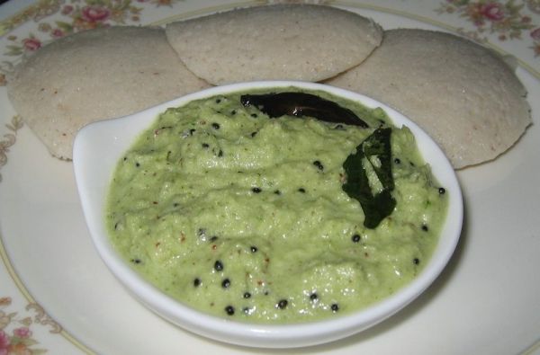 South Indian recipe for coconut chutney