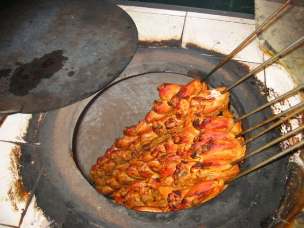 An Indian tandoor oven