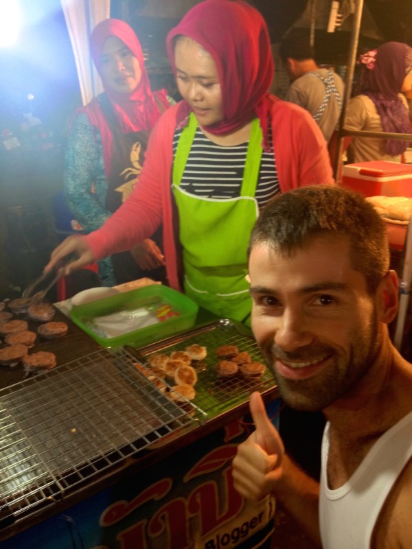 street food in thailand - Sticky rice prizes in the Krabi night market