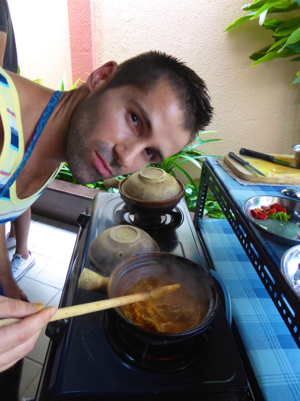 Seb showing off his Curry Kapitan