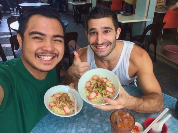 Mee kolok: one of our favourite foods to try in Kuching, Malaysia