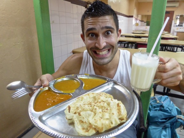 Roti Canai: one of our Indian influenced favourite foods to try in Malaysia