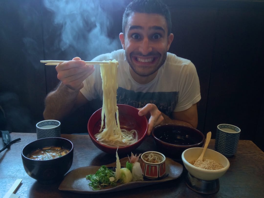 Yaki udon noodles best traditional food of Japan