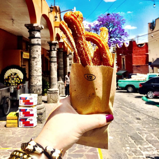 Churros best food of Cancun Mexico