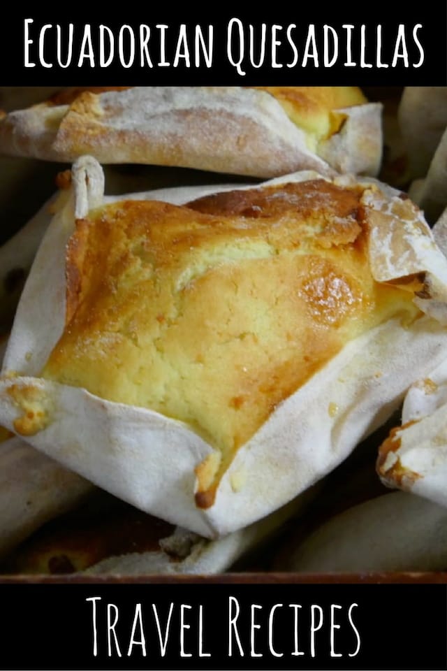 Pinterest recipe for Ecuadorian quesadillas