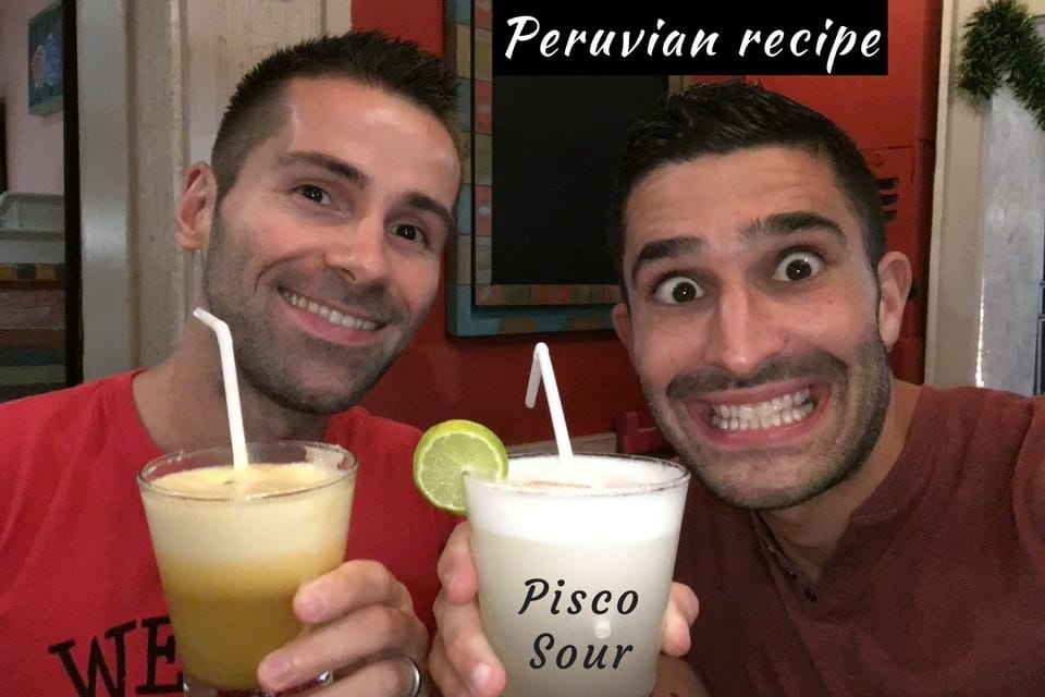 Recipe for Peruvian Pisco Sour cocktail