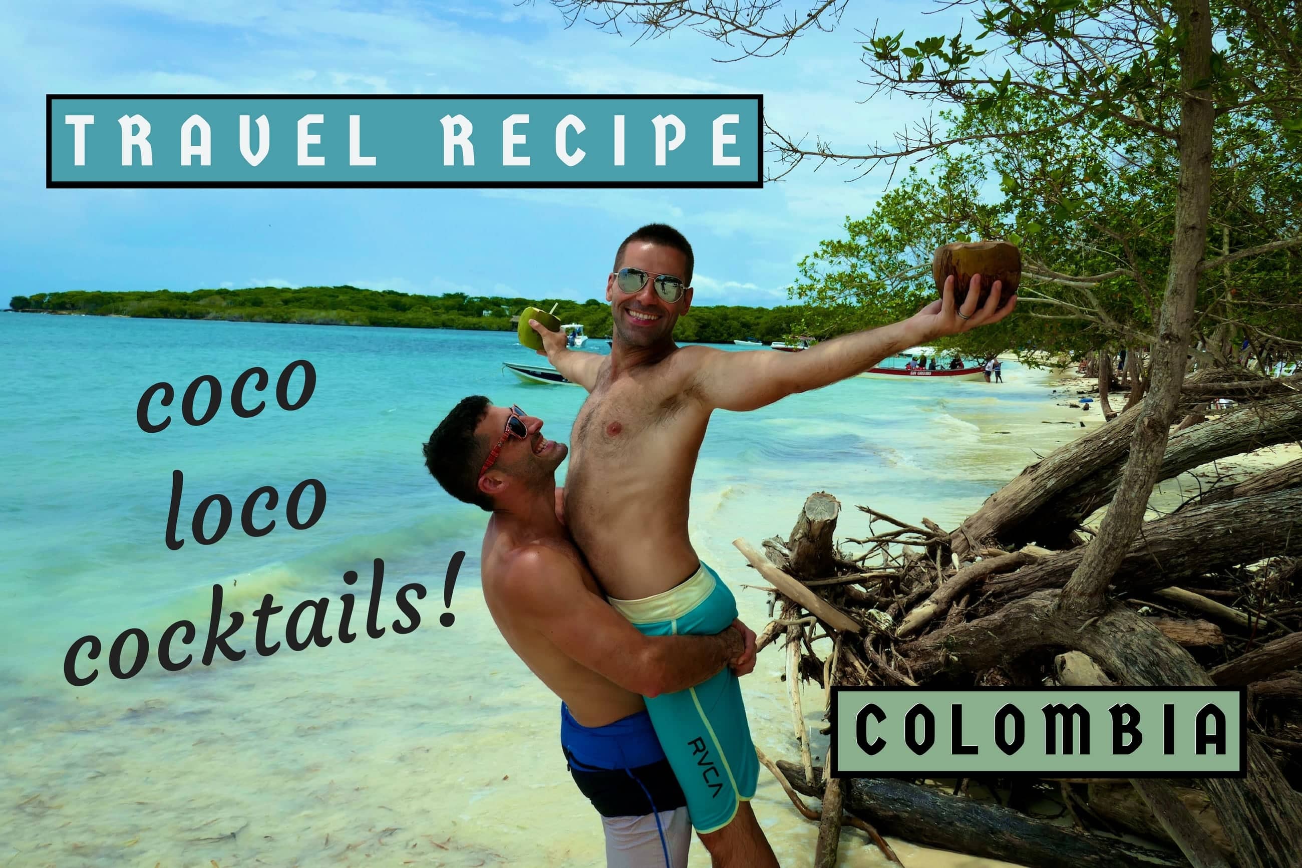 Recipe for Colombian coco loco cocktails