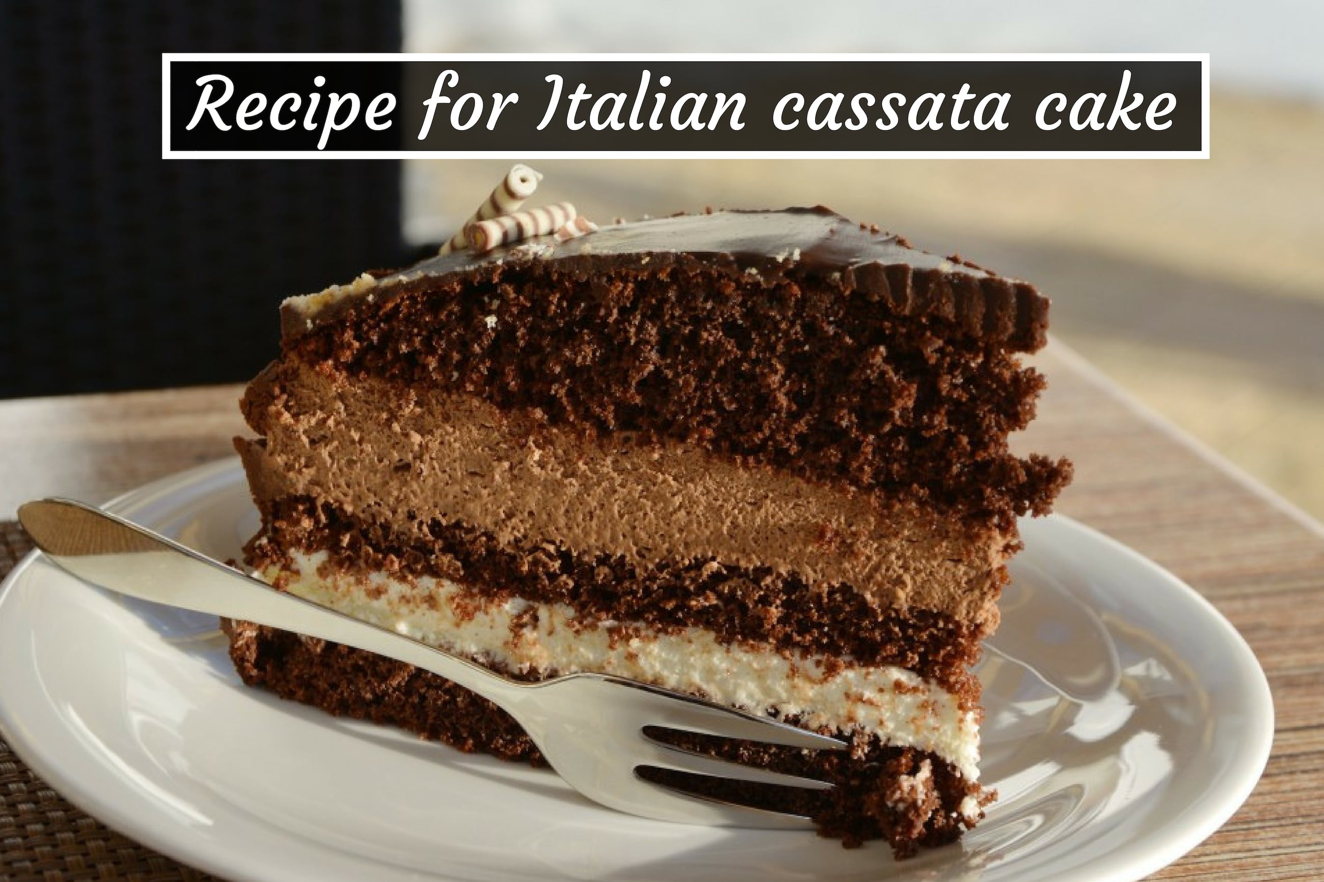 Italian chocolate mousse cake