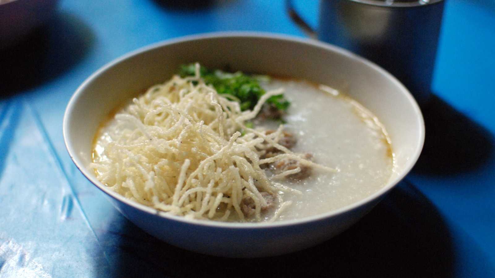 Jok is the Thai version of a rice porridge or congee, and usually served for breakfast